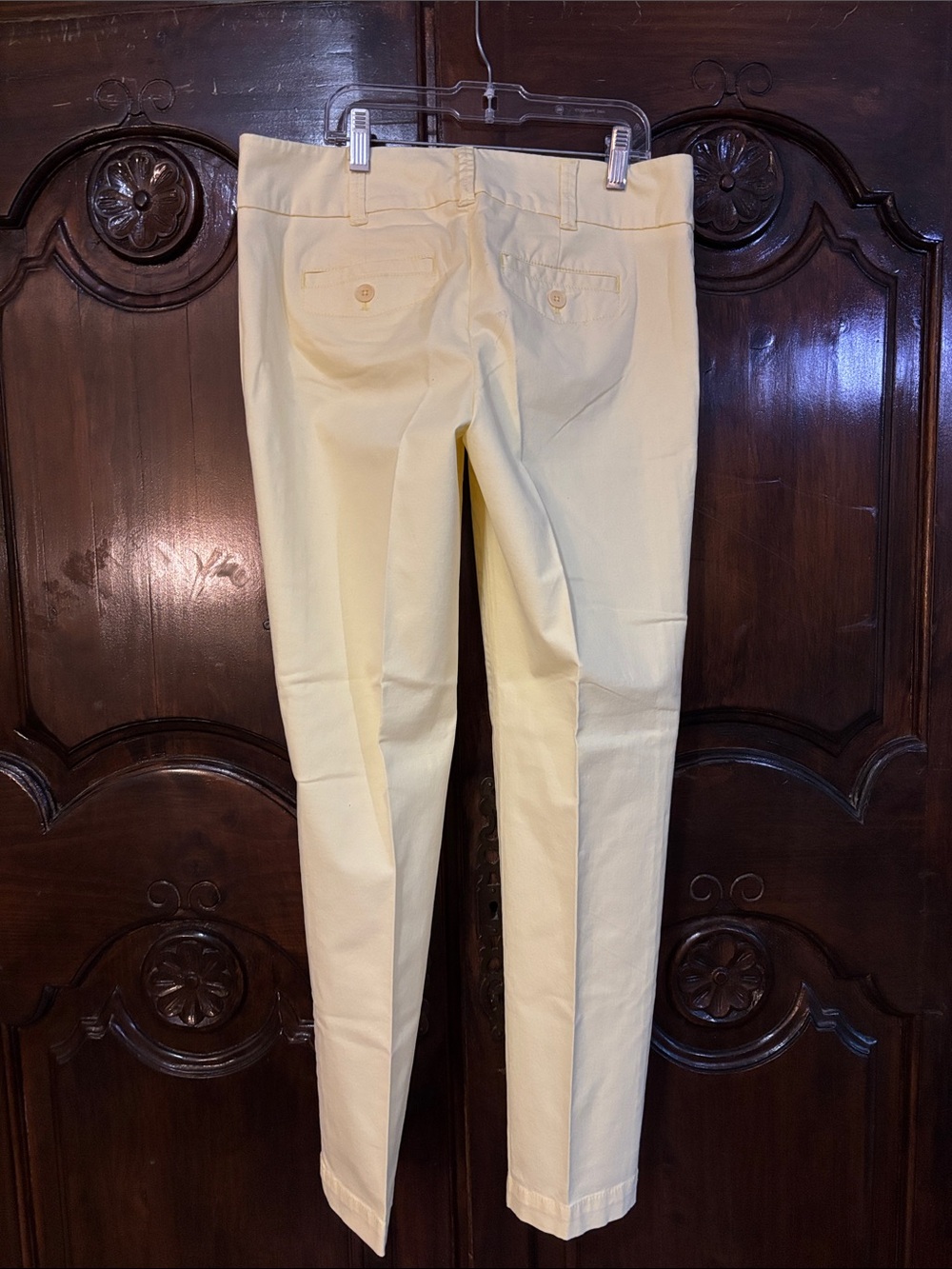 Talbots Pale Yellow Ankle Pants - Picture 3 of 3